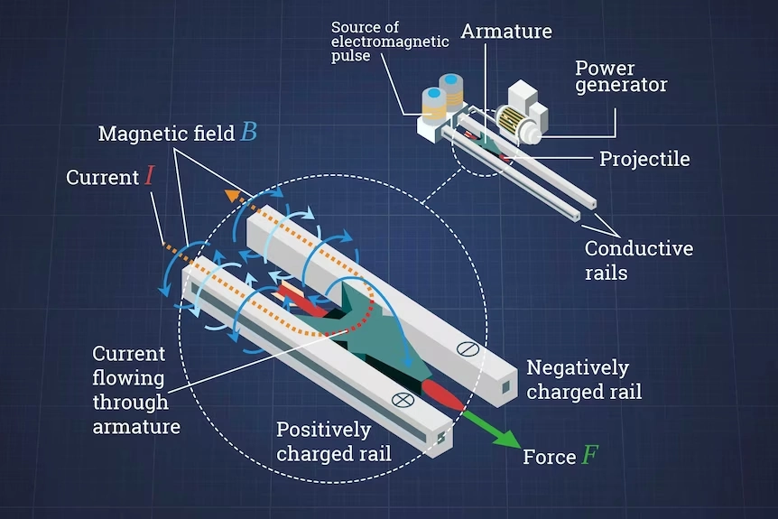 electromagnetic railgun technology mechanizm