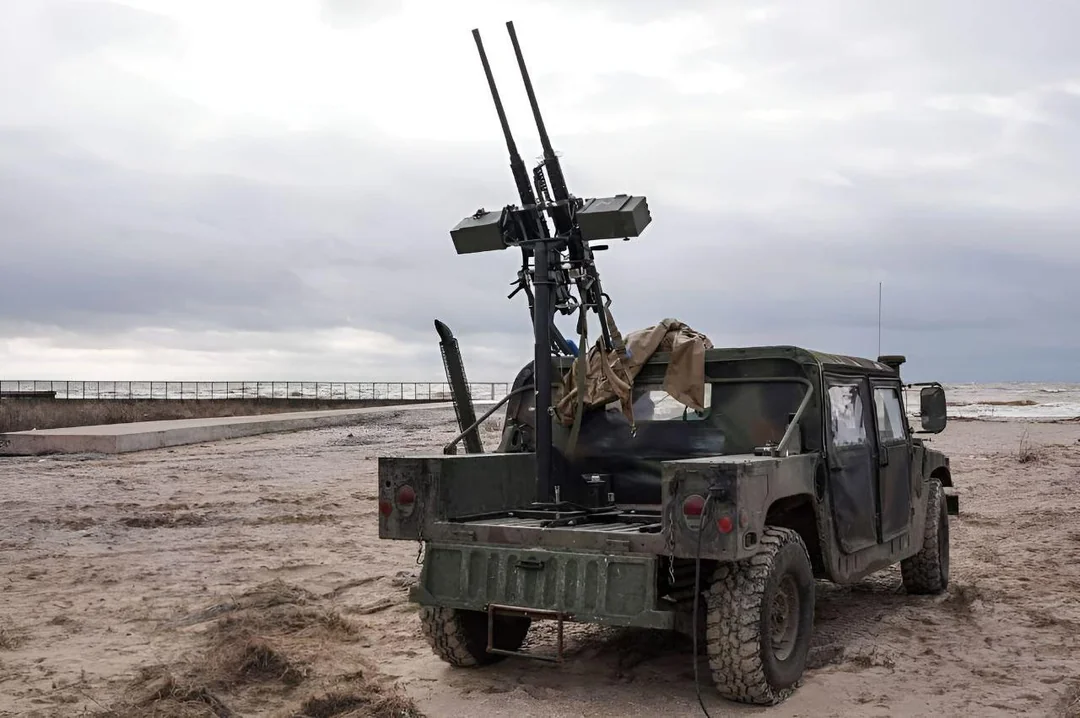 Ukrainian m2 browning machine gun
