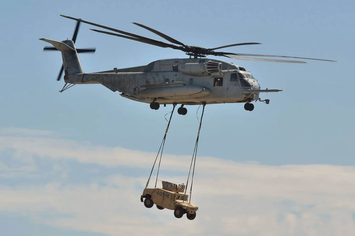 CH-53E Super Stallion lift capacity