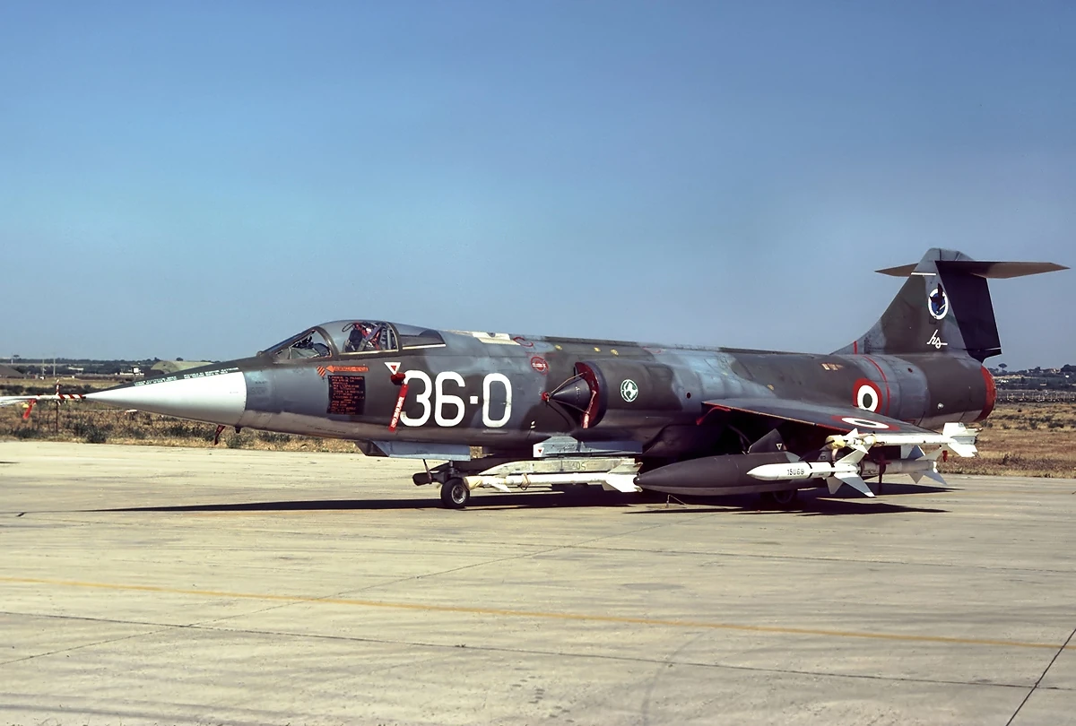 Italian f-104 starfighter