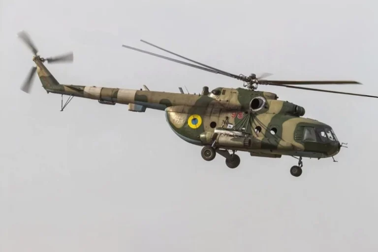 Ukrainian mi-8 helicopter