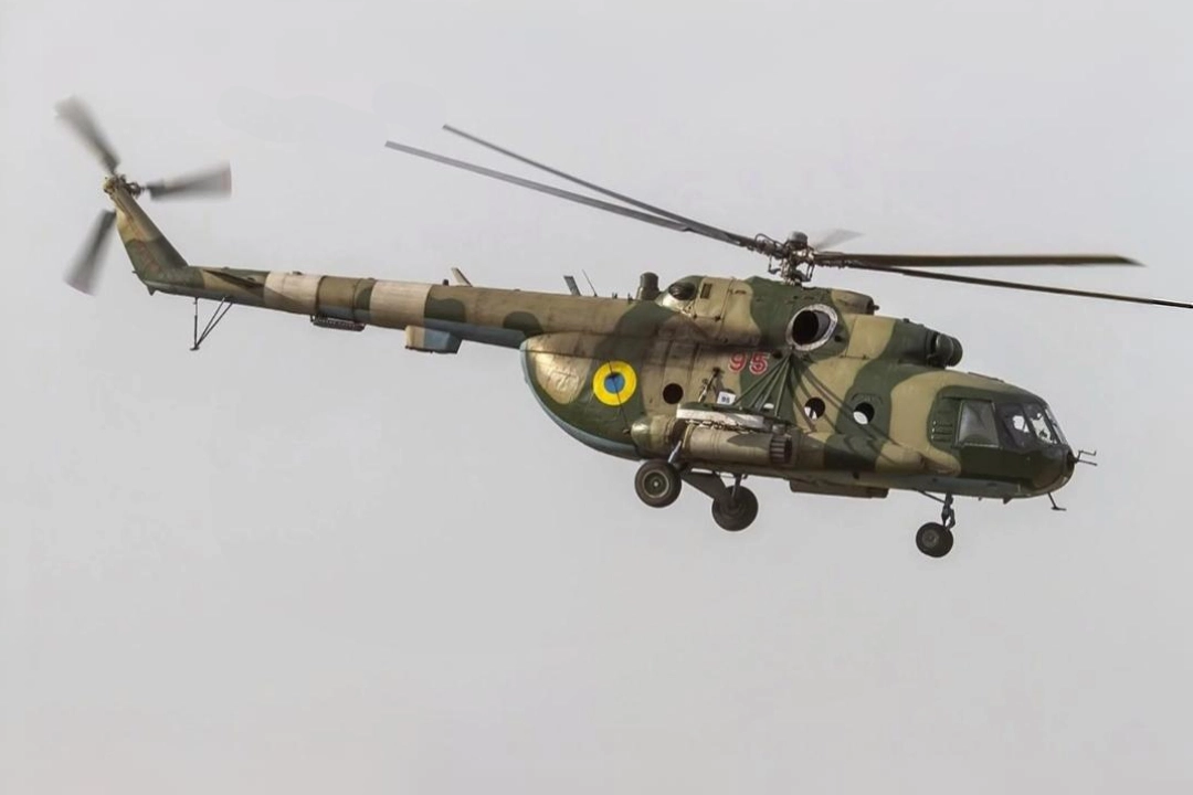 Ukrainian mi-8 helicopter