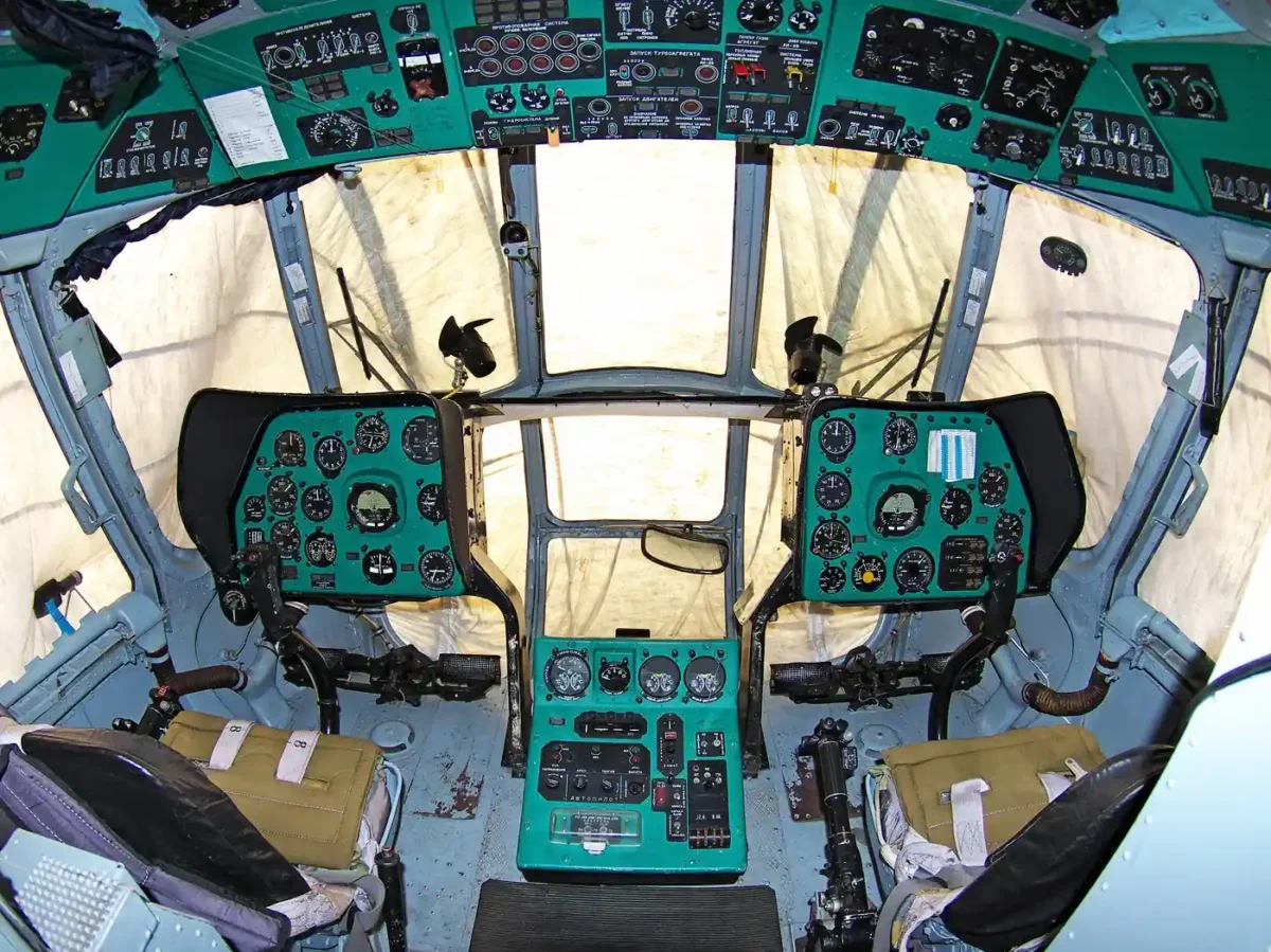 Mi-8 Helicopter Cockpit
