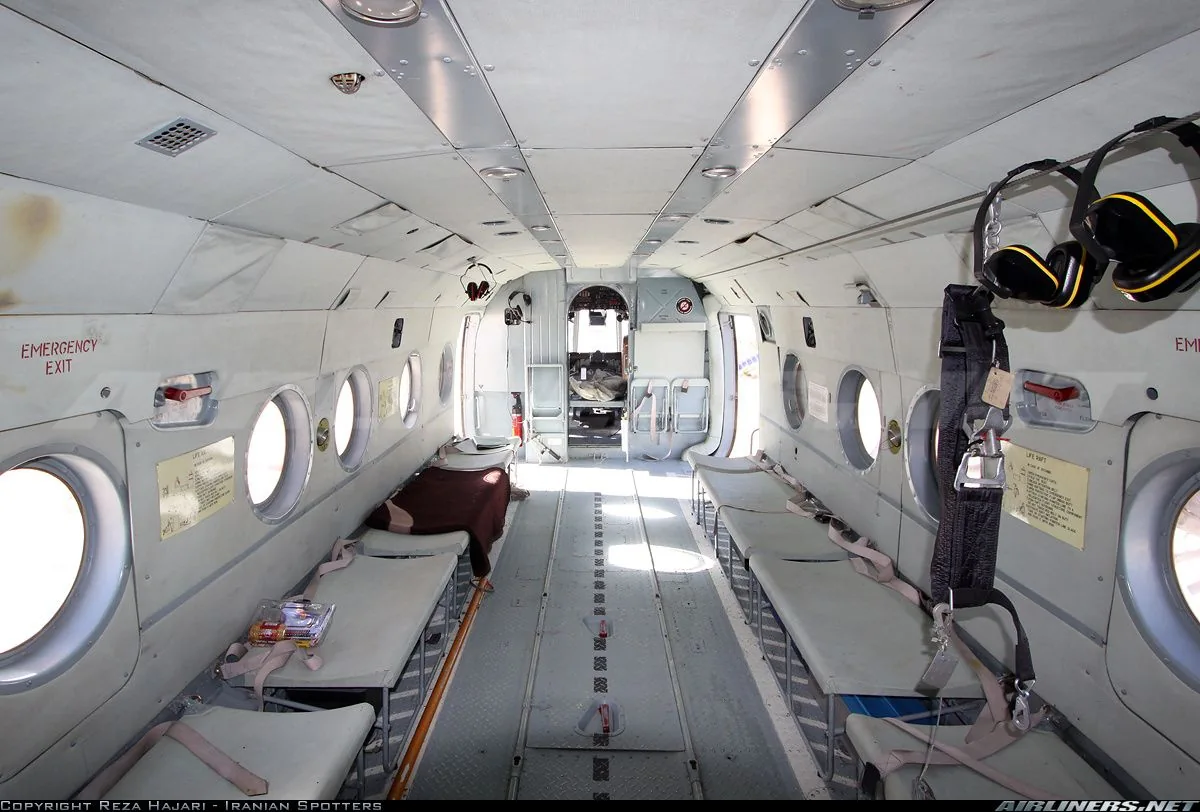 Mi-8 Helicopter Interior