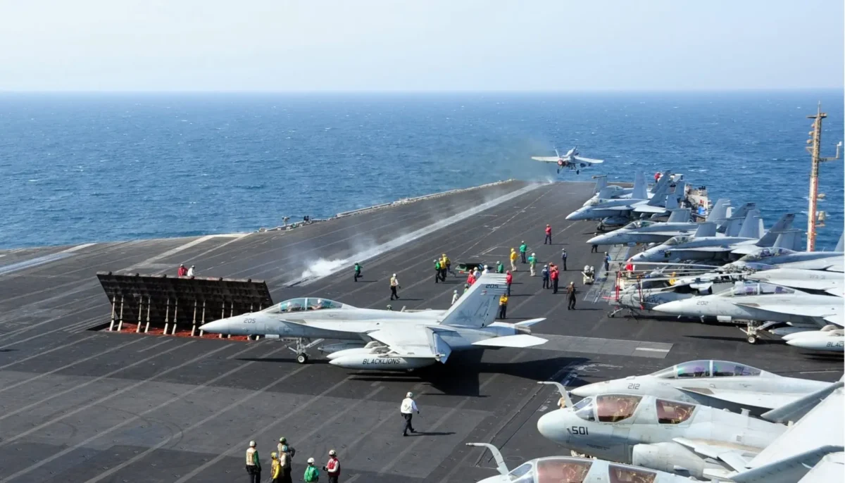 uss george bush flight deck