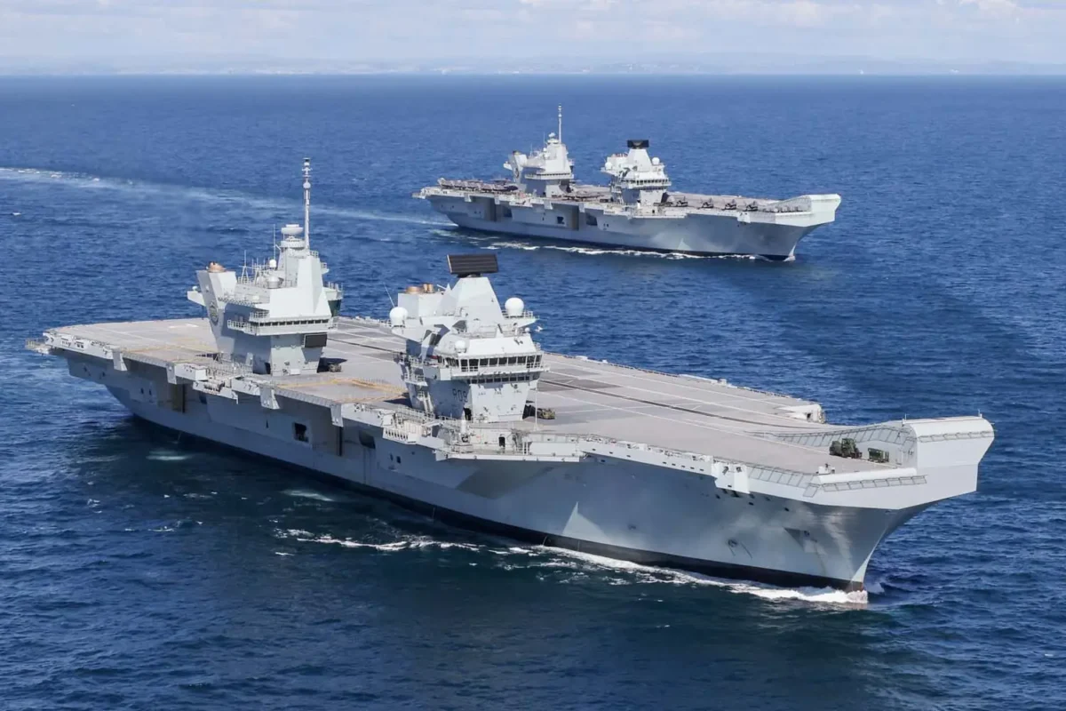 HMS Queen Elizabeth and HMS Prince of Wales