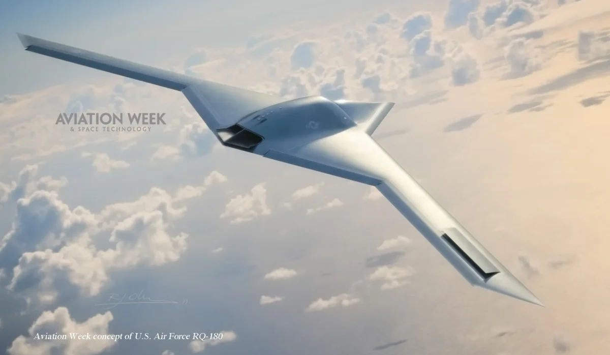 RQ-180 White bat drone