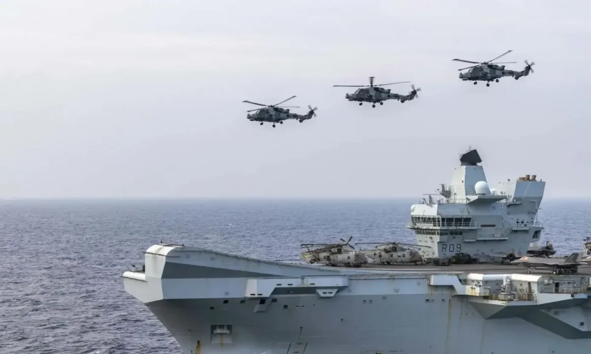 sky jump HMS Prince of Wales