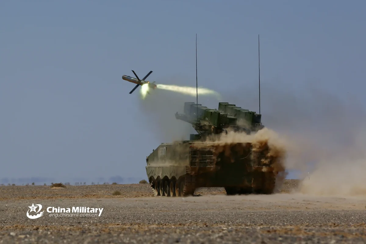 China HJ 10 Anti Tank Missile China Tests HJ-10 Anti-Tank Missile