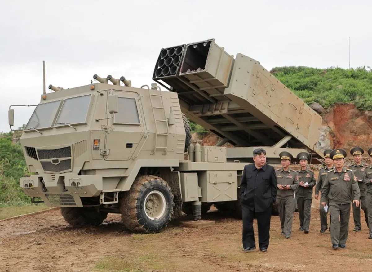 North Korea Develops Rocket Artillery System North Korea Develops HIMARS-Style Rocket
