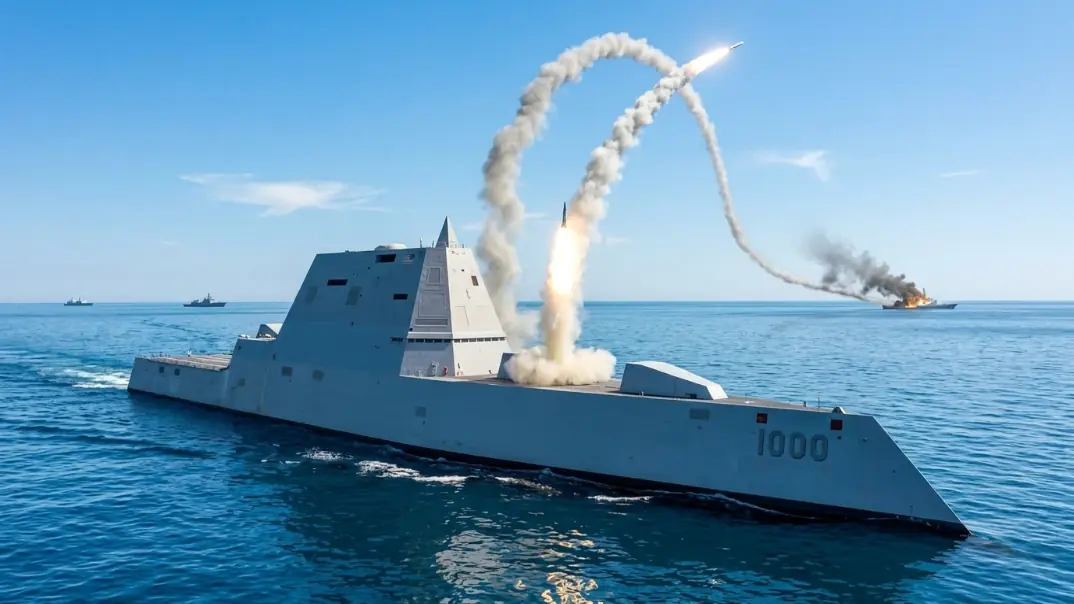 Zumwalt Destroyers US Navy Zumwalt Destroyers Shift Toward Hypersonic Strike Role