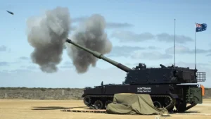 Australia Tests First Locally Built AS9 Huntsman Howitzer
