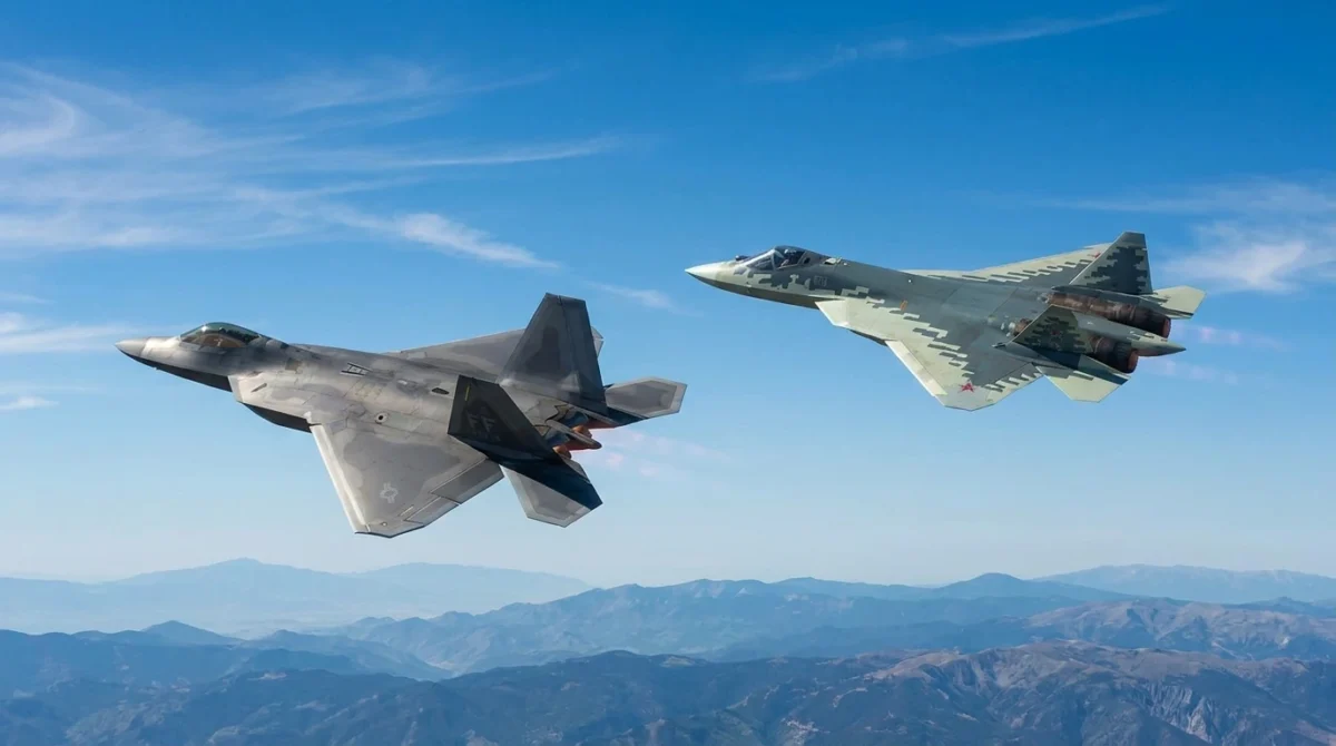 F-22 vs Su-57 comparison