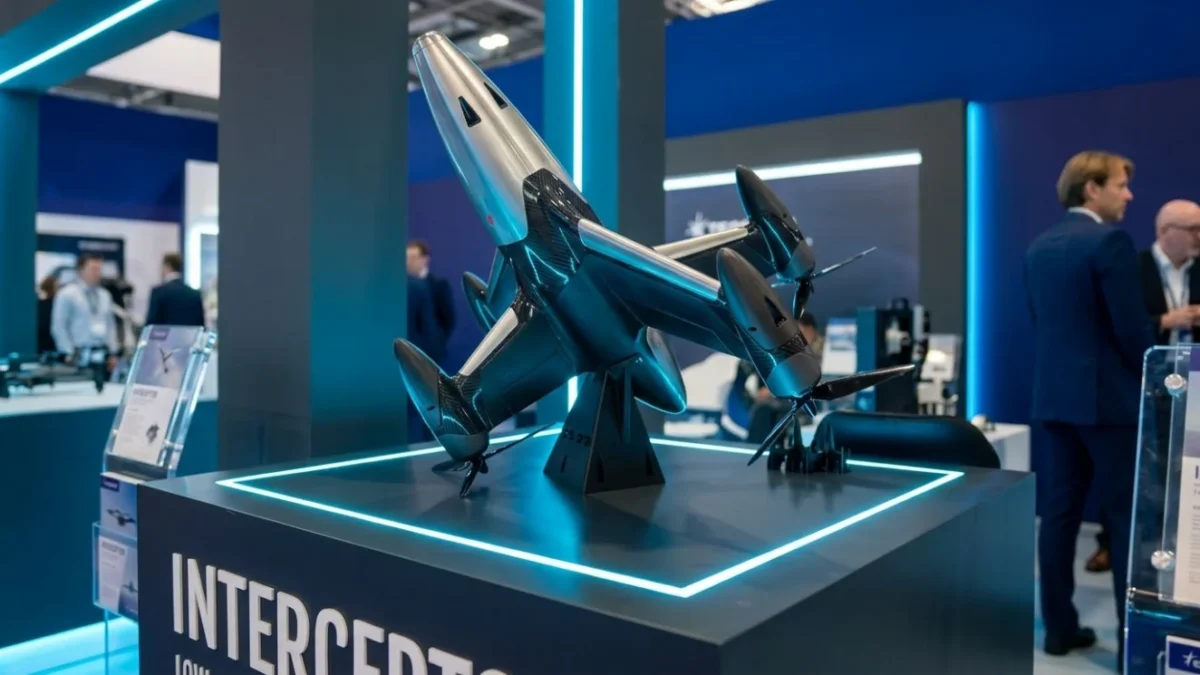 Unveiled at Eurosatory Interceptor MR Counter Drone System Targets Shahed Drones Beyond 5 Km