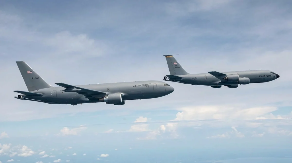 KC 46 and KC 135 KC-46 and KC-135