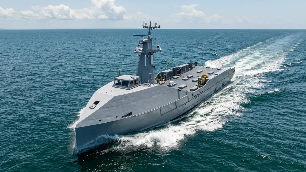 U.S. Navy Prepares Marauder MR-001 Drone Vessel for Sea Trials
