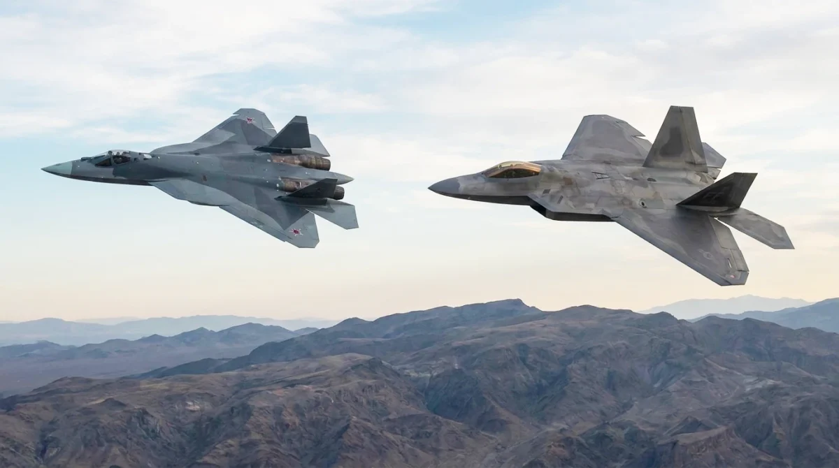 Su-57 vs F-22
