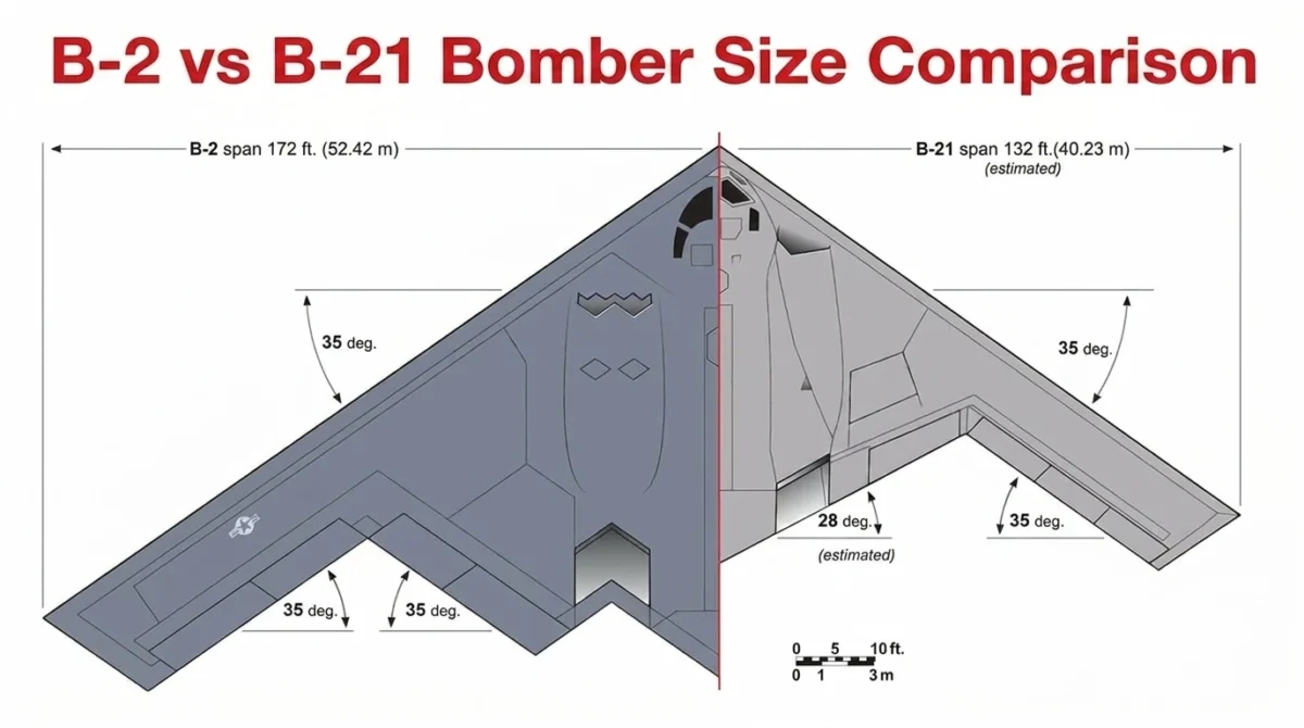 b21 vs b2 size comparison b-21 vs b-2 size comparison