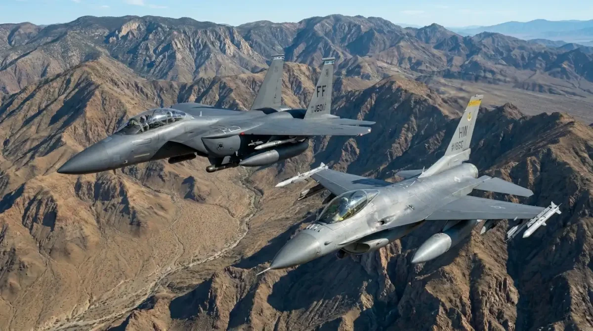 f-15 eagle vs f-16 falcon