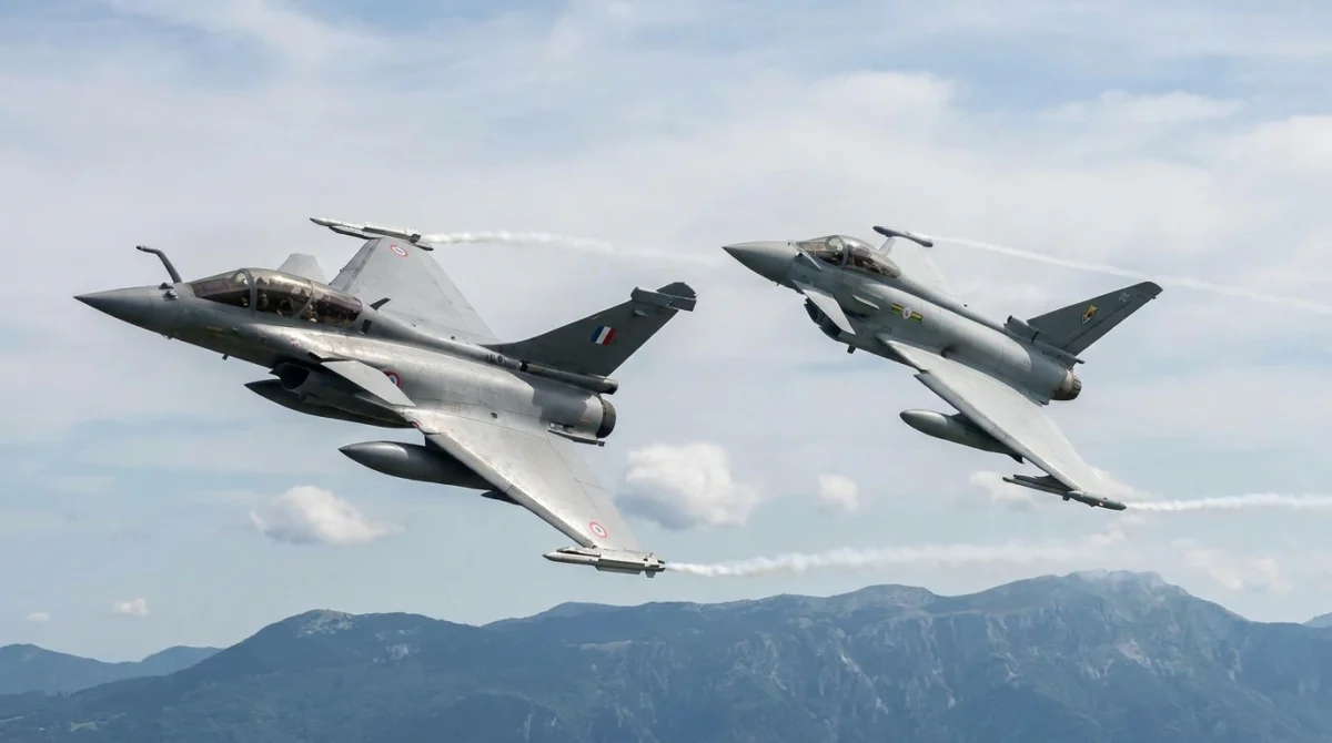 Rafale vs Typhoon fighter jet