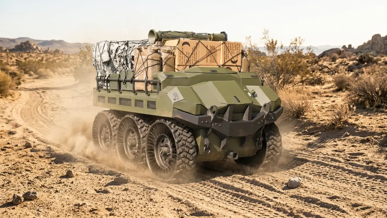 U.S. Army Selects Dire Wolf UGV for Autonomous Logistics in Contested Environments