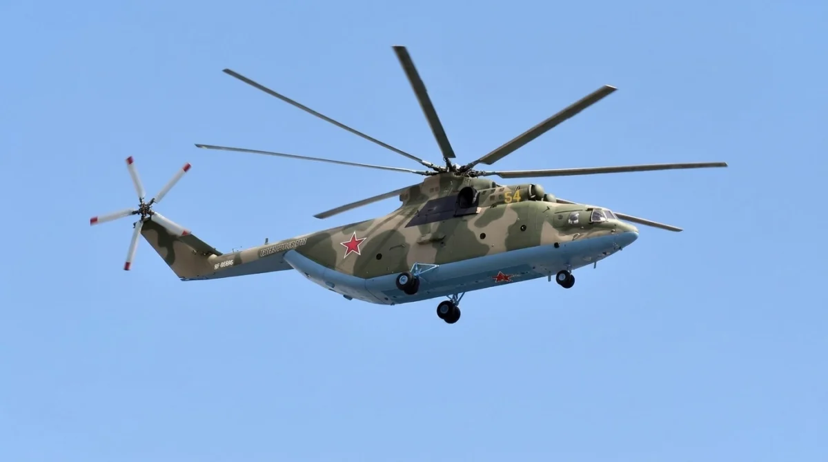 Russian mi-26 helicopter, Biggest military helicopter